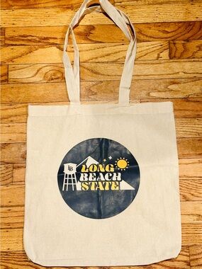 New - Long Beach State Retro Canvas Tote Bag - Sustainably Made & Clean - CSULB